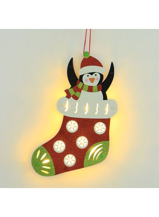 مصباح LED لزينة أصفر 16x2.5x32سم