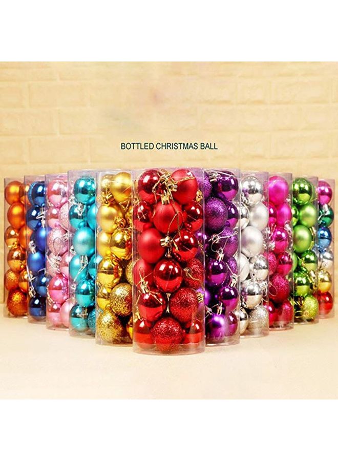 24-Piece  Ball For Christmas Tree Decorations Gold 8.5x5.7x11.4cm - Image 3