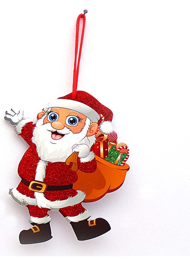 Christmas Decoration Tag XG-06 Red/White/Green 15x20x1cm