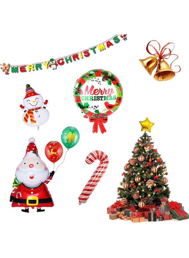 Mini Decorative Doll For Christmas Decoration Red/White 6x12x6cm - Image 3