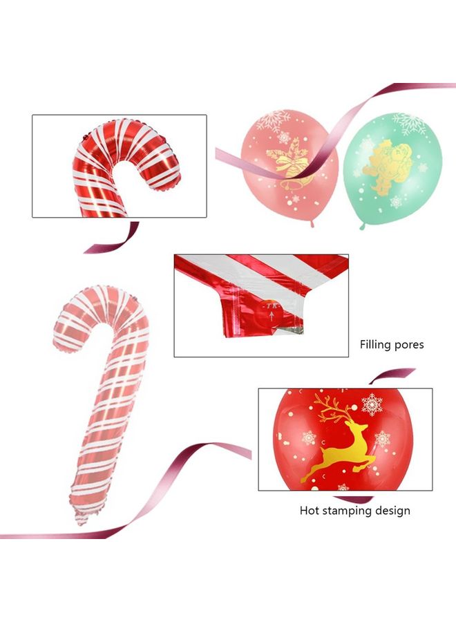 Mini Decorative Doll For Christmas Decoration Red/White 6x12x6cm - Image 4