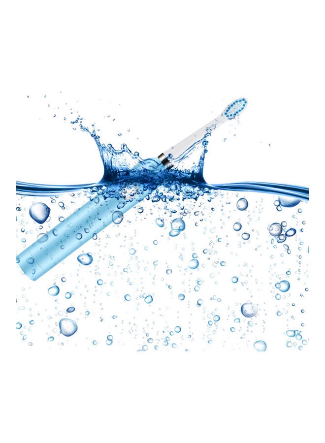 عربست فرشاة أسنان كهربائية قابلة للتعديل ب6 سرعات واهتزاز صوتي مع مجموعة غسول للوجه أبيض - Image 3