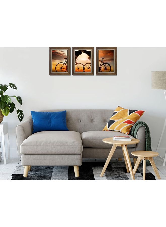 إيونتو - إطار صور خشبي بسيط . بني 21.5x16.5سم - Image 1