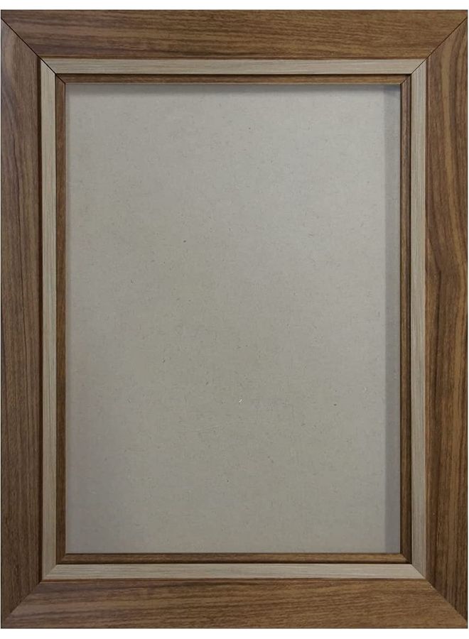 إيونتو - إطار صور خشبي بسيط . بني 21.5x16.5سم - Image 1