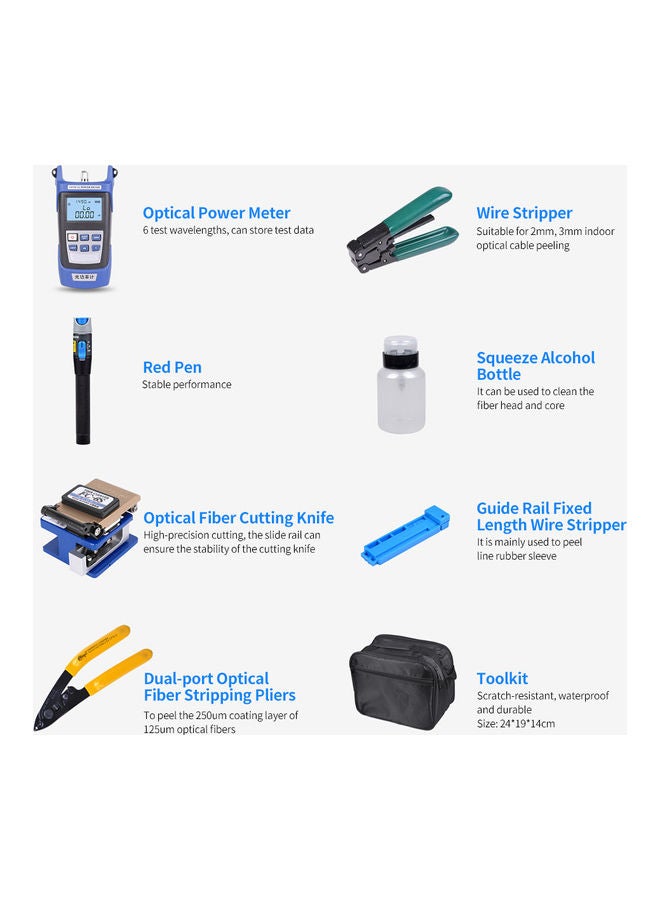 Optical Fiber Cutting Tool Set Multicolour