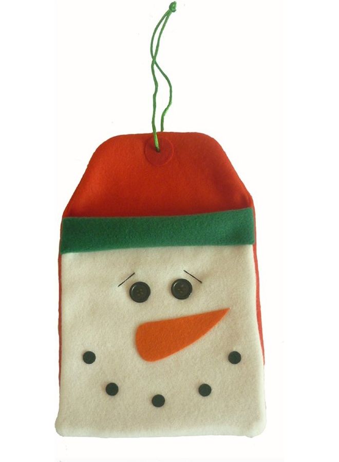 Gift Bag White/Red/Green