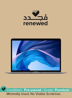 Renewed - MacBook Air 13-Inch Display, Apple M1 Chip with 8-Core Processor and 7-core Graphics/8GB RAM/256GB SSD/English Arabic Keyboard - New 2020 Space Grey