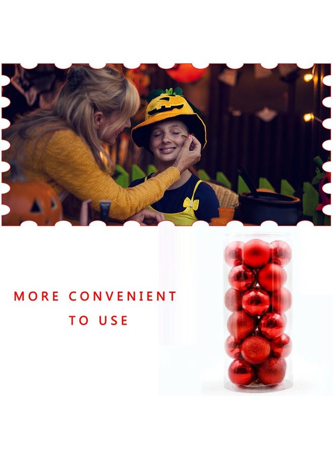 Christmas Tree Hanging Decorations Ornament  Balls Red 30x10x10cm - Image 4