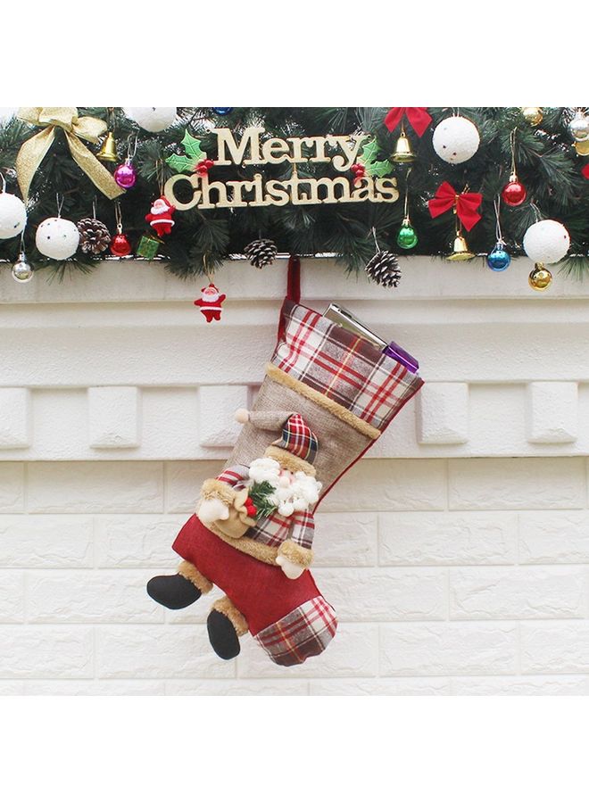 Christmas Stockings Gift Holder Bag red 23.5x49x26.5cm