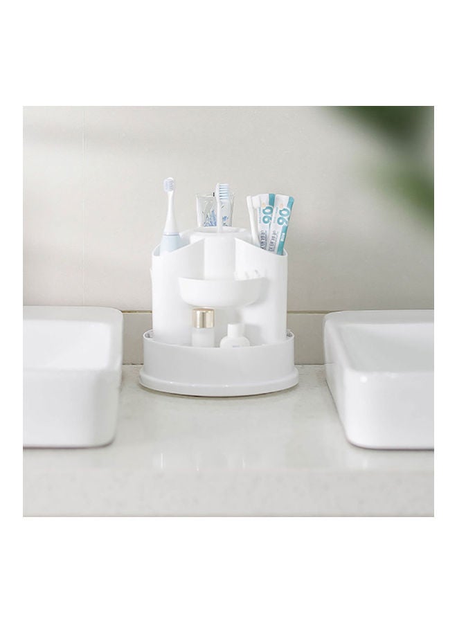 حامل قلم متعدد الوظائف قابل للدوران أبيض - Image 3