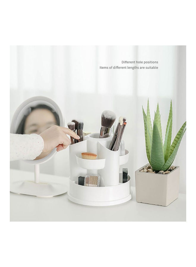 حامل قلم متعدد الوظائف قابل للدوران أبيض - Image 4