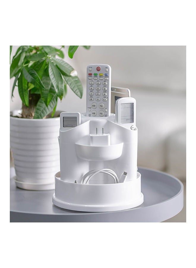 حامل قلم متعدد الوظائف قابل للدوران أبيض - Image 5