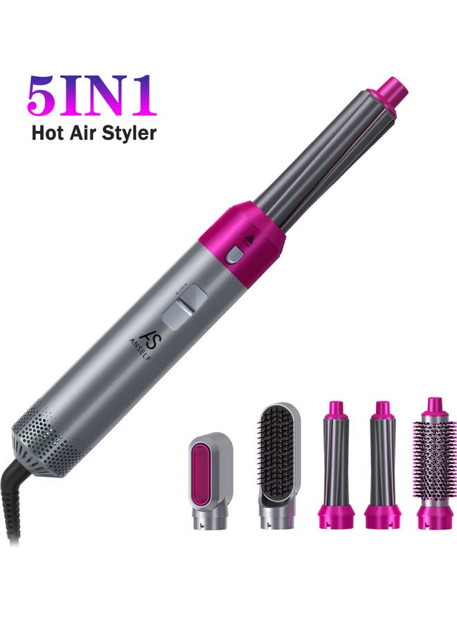 5-In-1 Hair Curler Grey/Purple - v1629449719/N50281803A_3