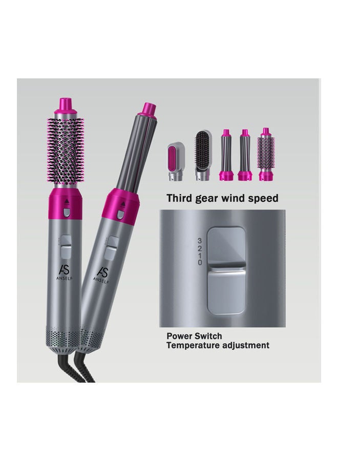 5-In-1 Hair Curler Grey/Purple - v1629449719/N50281803A_5