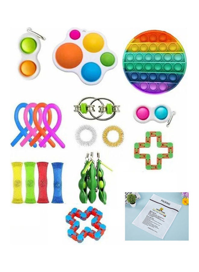 Rock Pow Push Pop Bubble Sensory Fidget Toy Set - Image 2