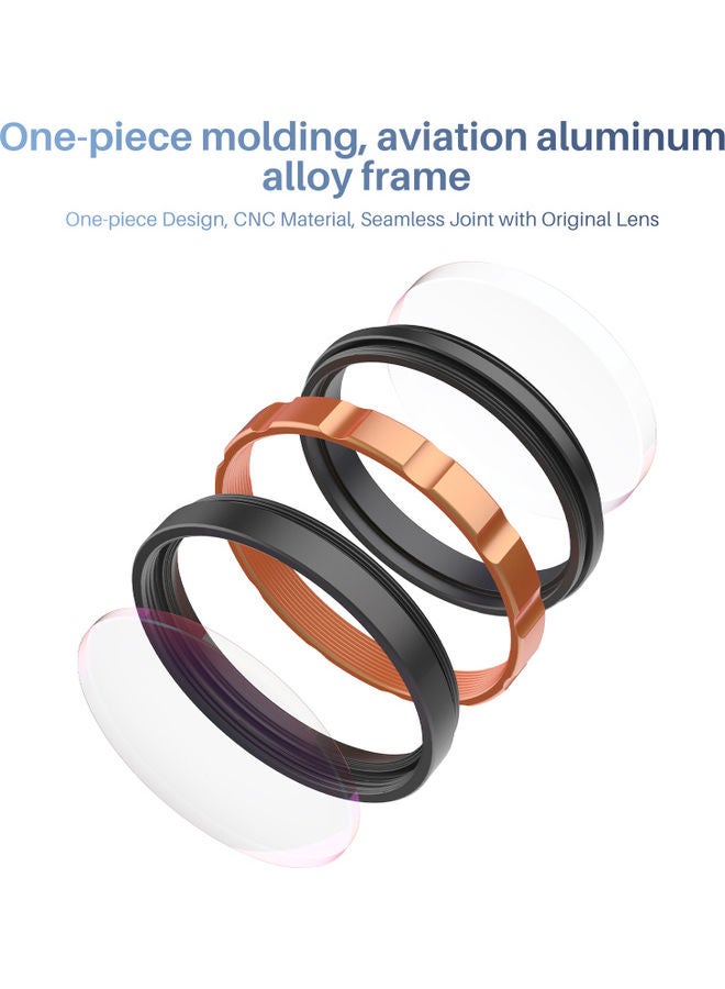 Ulanzi 52mm Macro Lens For DSLR Camera Black/Gold/Clear  - Image 2