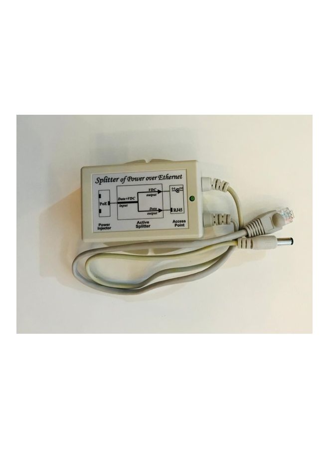 POE-24S-AFI PoE Splitter 802.3af Output 24VDC Grey  - Image 2