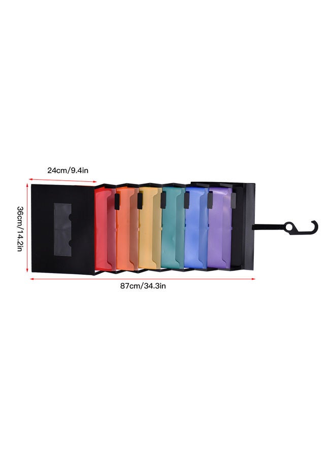 6-Pocket A4 Letter Folders Multicolour - Image 4