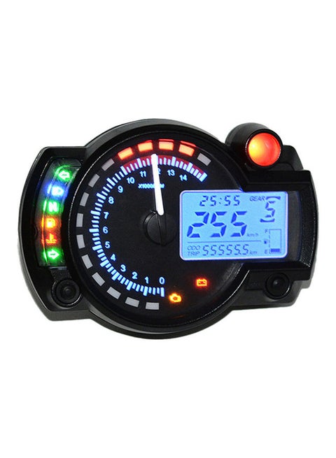 Universal Adjustable LCD Digital Motorcycle Speedometer