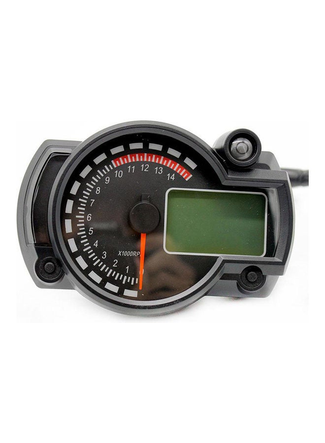 Generic - Universal Adjustable LCD Digital Motorcycle Speedometer - Image 1