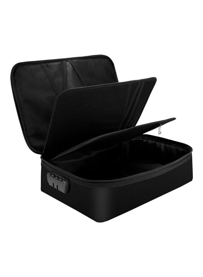 Generic Fireproof Document Bag With Zipper Black  - Image 2