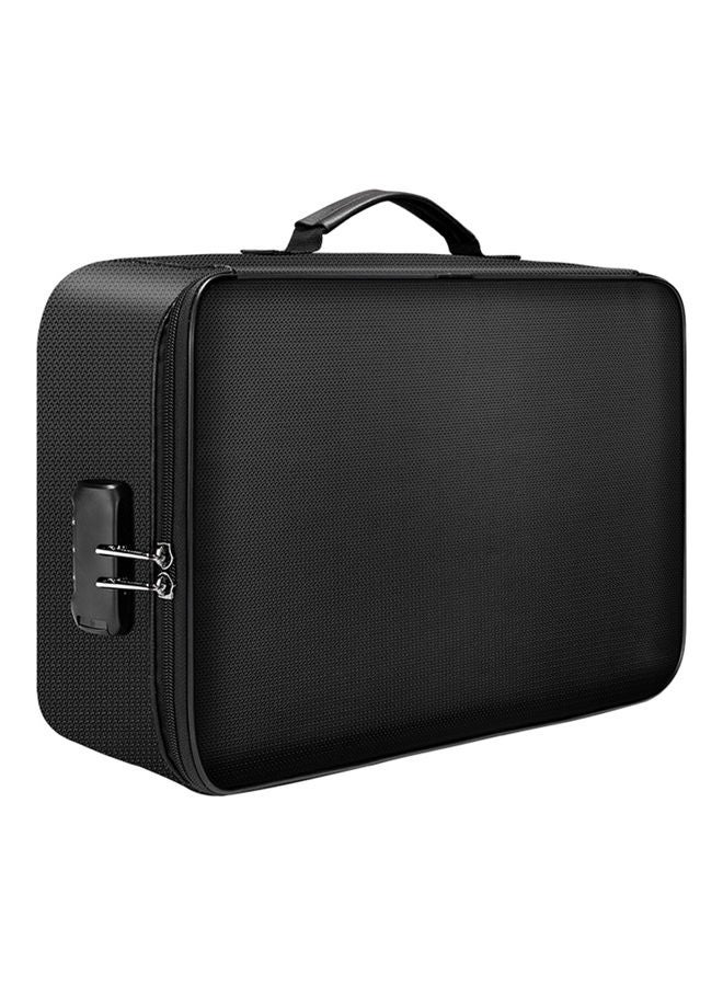 Generic Fireproof Document Bag With Zipper Black  - Image 4