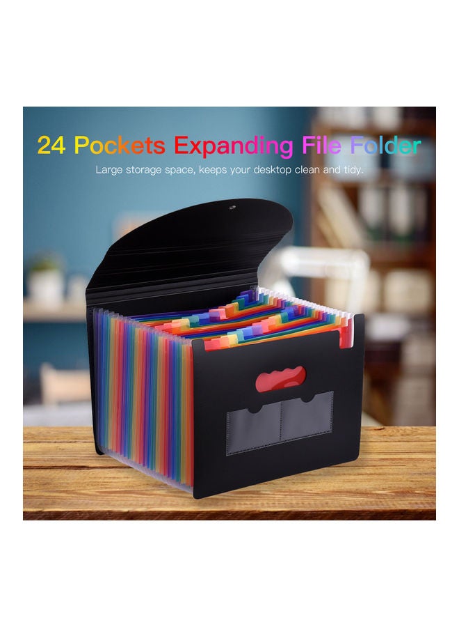 24-Pocket A4 Letter Folders Multicolour - Image 5