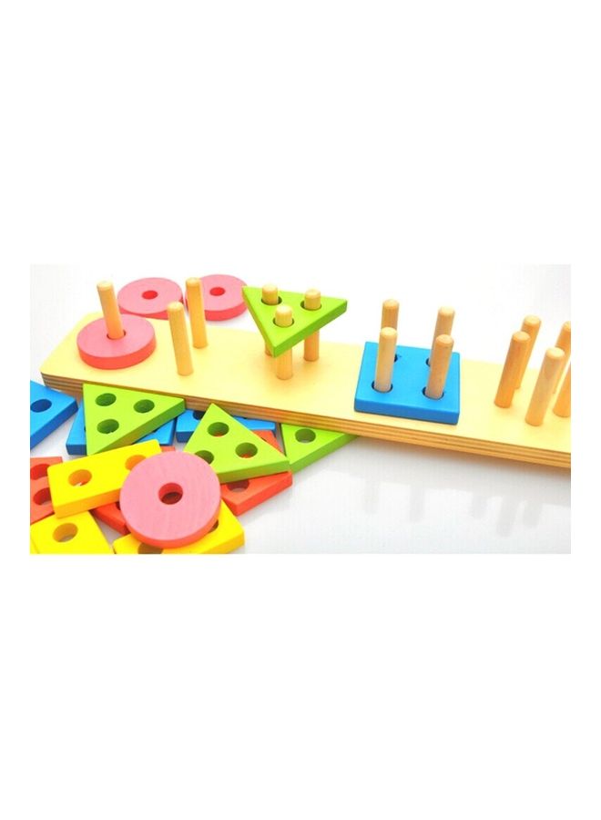 FED Wooden Geometric Column Toy - Image 5