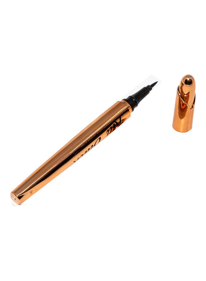 ROSE BERRY 24-Hour Brush Eye Liner Kill Black  - Image 1