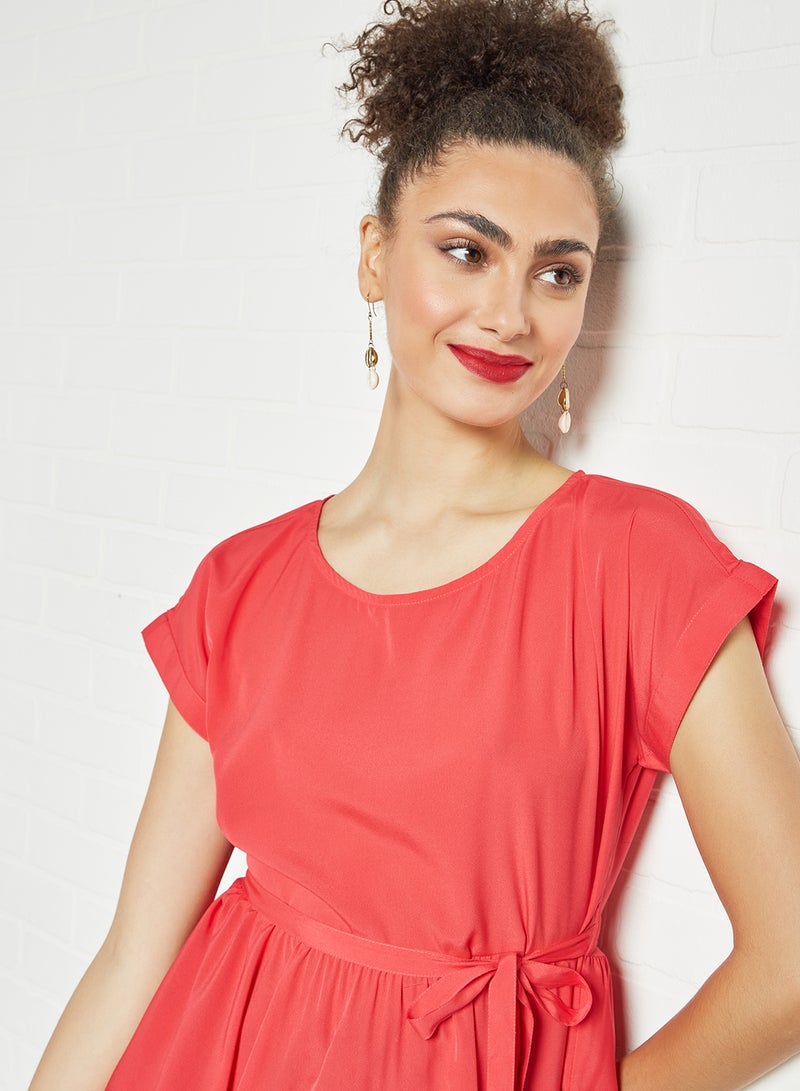 Aila Fashionable Top Coral  - Image 4