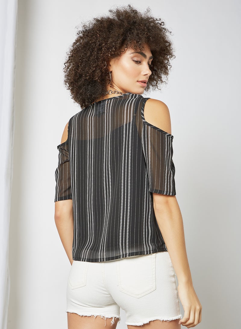 Aila Fashionable Top Black  - Image 2