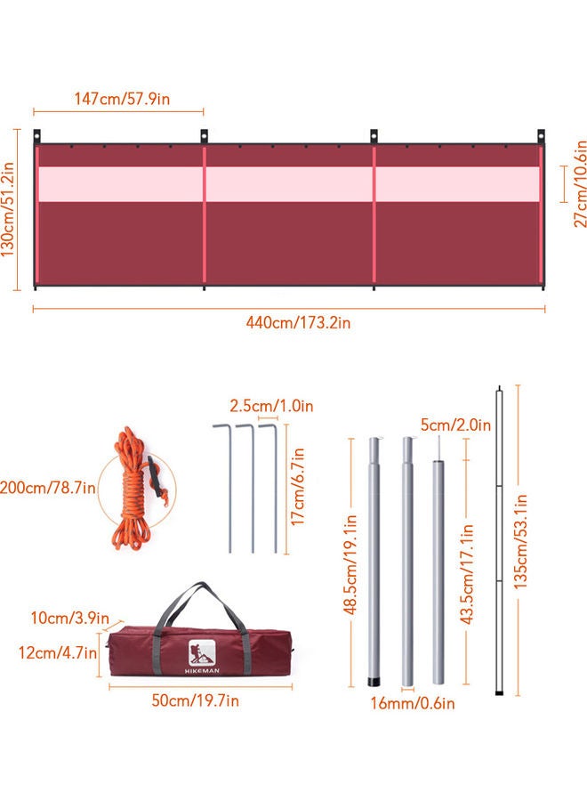 Camping Windshield Set 440x130cm - v1629473624/N50284118A_6