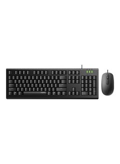 Rapoo X120 PRO Wired Keyboard And Mouse Black  - Image 5