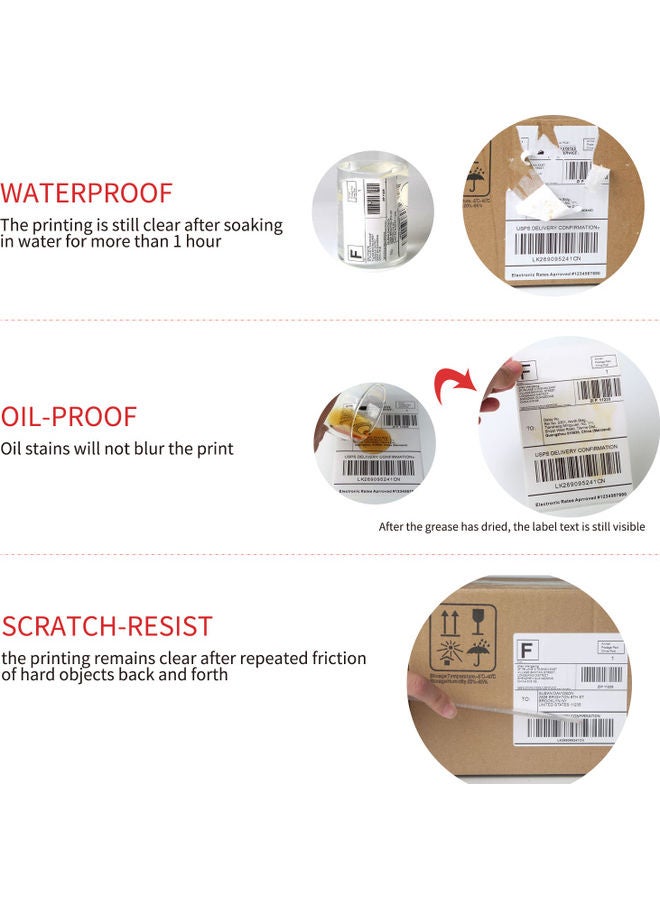250-Piece/Roll Thermal Printing Label Paper - Image 3