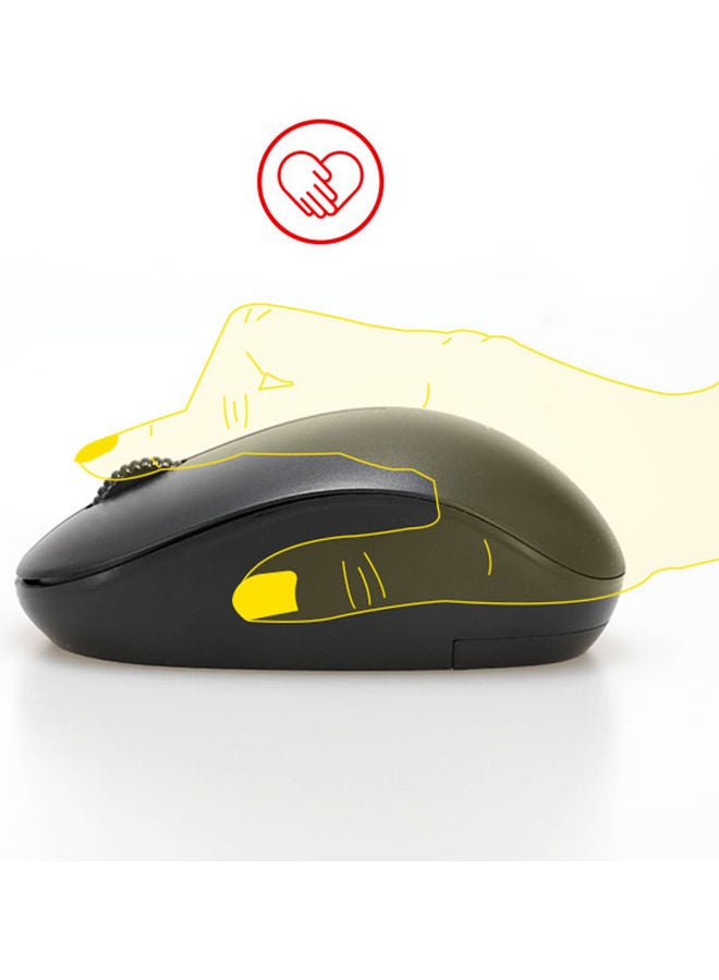 T-WOLF 2.4G Portable Mini Wireless Mouse Black  - Image 2