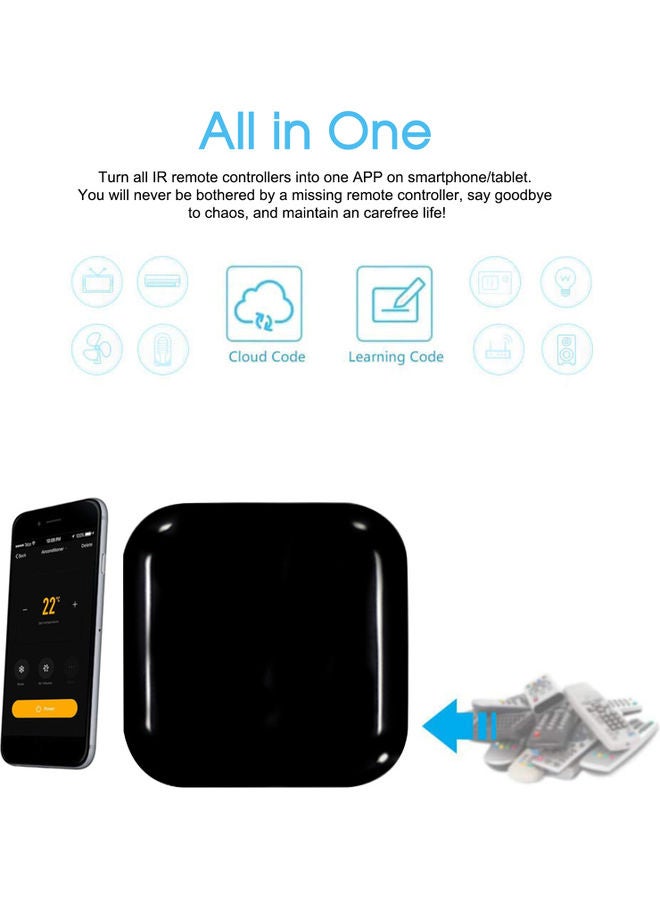Generic WiFi-IR Remote V8528_P Black  - Image 5