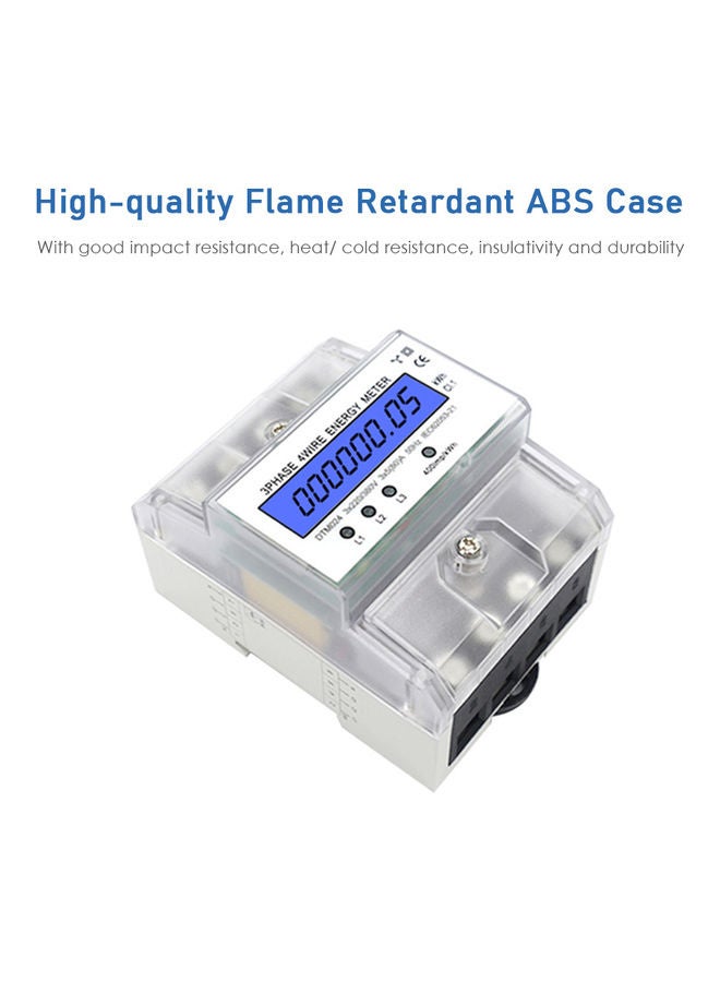 3 Phase  Energy Meter with LCD Display Multicolour - Image 4