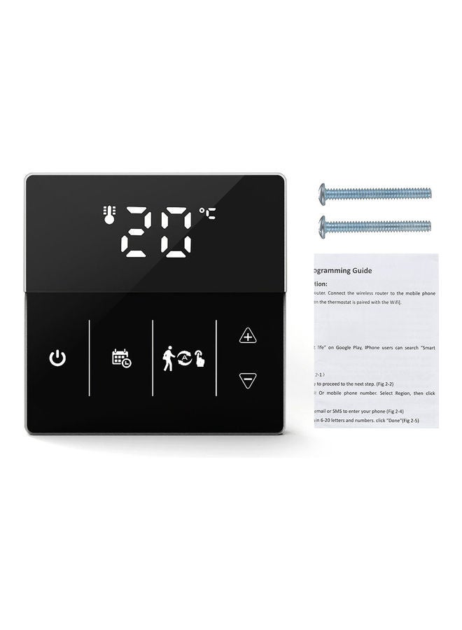 Wifi Thermostat with LCD Display Black - Image 2