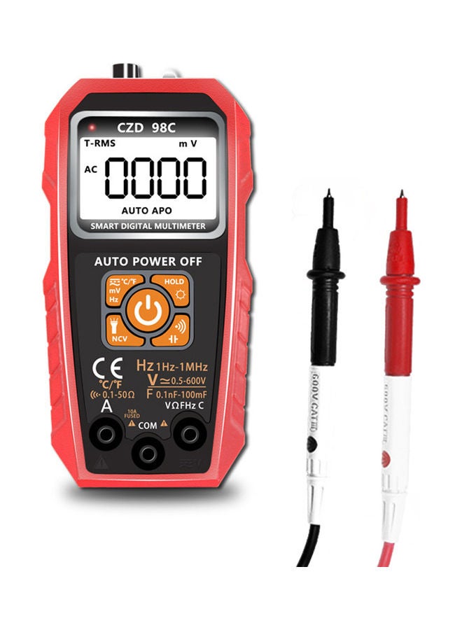 Large Voltage Current Meter with LCD Display Multicolour  - Image 1