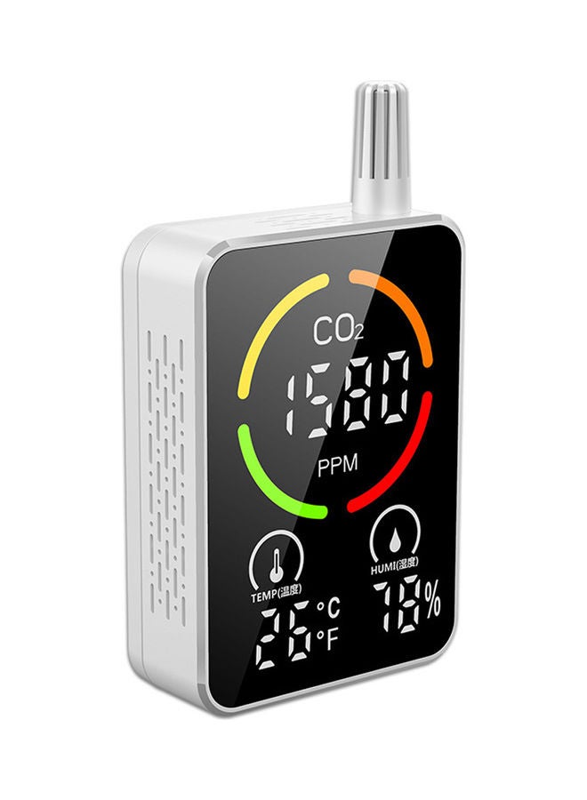 Air Quality Detector with LCD Display White  - Image 1