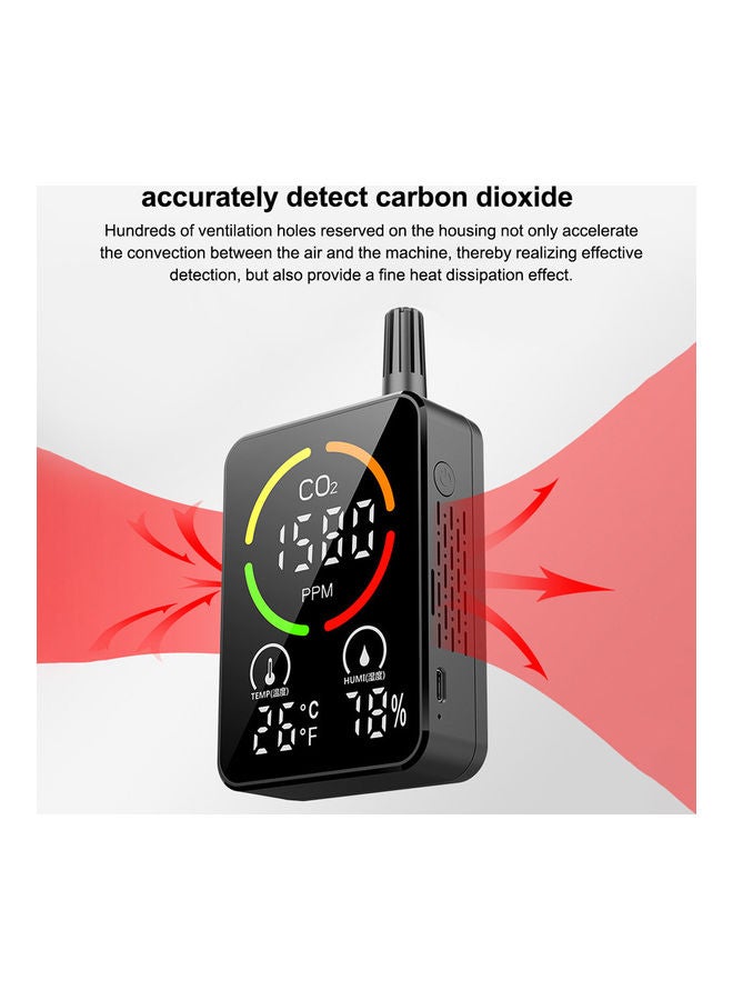 Air Quality Detector with LCD Display White  - Image 4