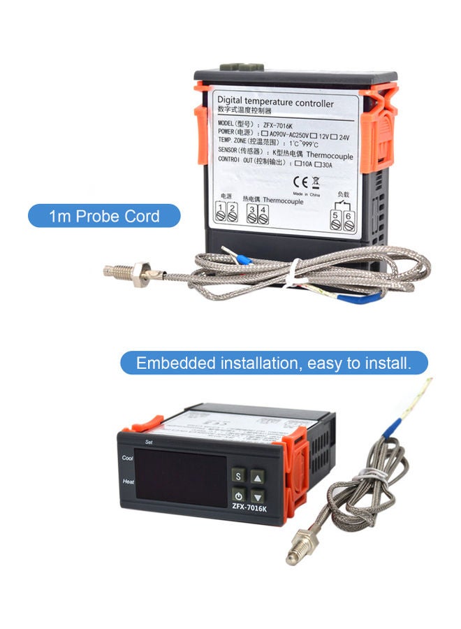 Temperature Controller with LCD Display Multicolour  - Image 3