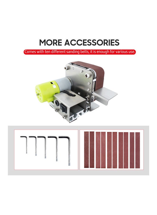 Generic Mini Belt Sander Machine Multicolour  - Image 2