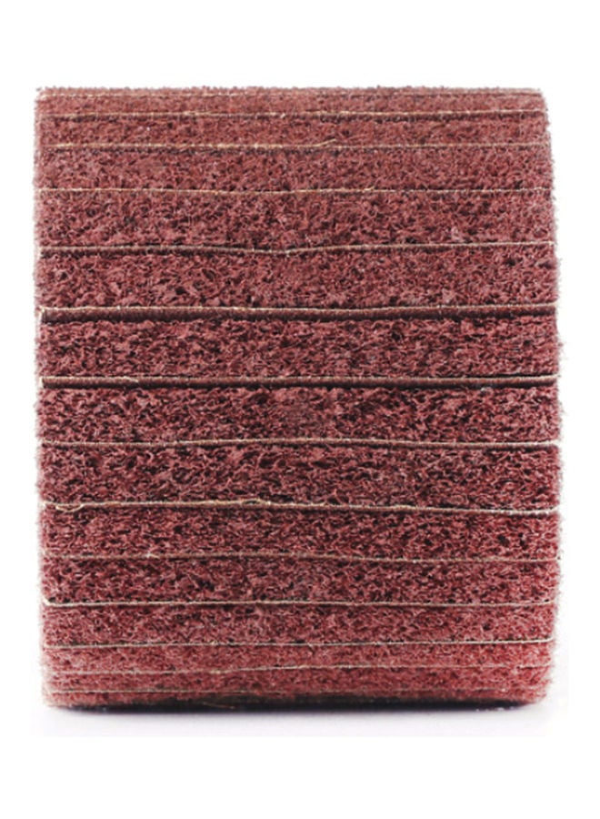 Generic Non-Woven Wire Drawing Polishing Wheel Red 12 x 10 x 12cm  - Image 2
