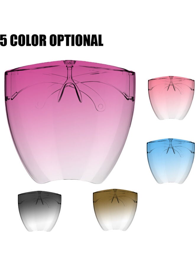 Protective Anti-Fog Full Face Shield Glass Purple  - Image 2