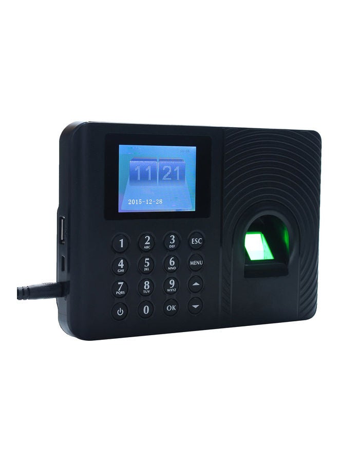 Generic Intelligent Biometric Attendance Machine Black  - Image 4