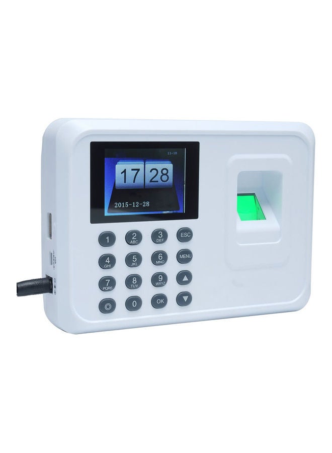 Generic Intelligent Biometric Attendance Machine White  - Image 4