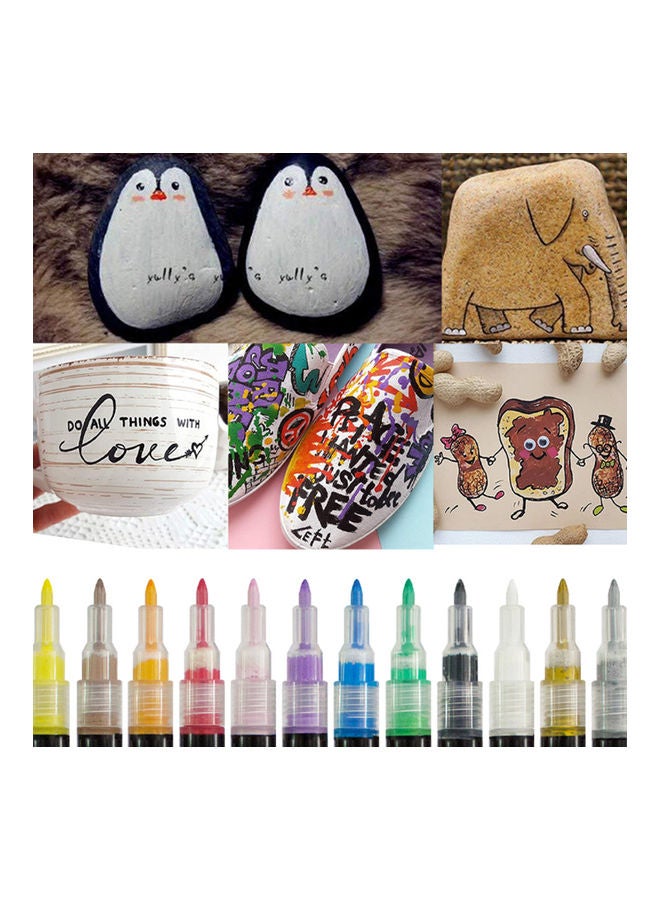 36-Vibrant Colors Acrylic Painter Set Multicolor - Image 2