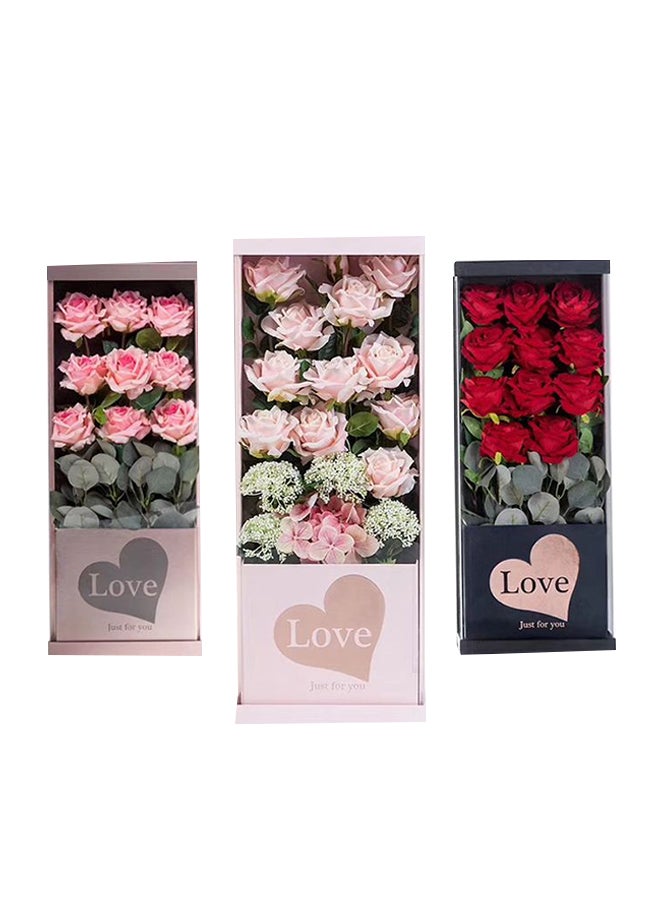 Creative Attractive Bouquet Gift Box Pink  - Image 2