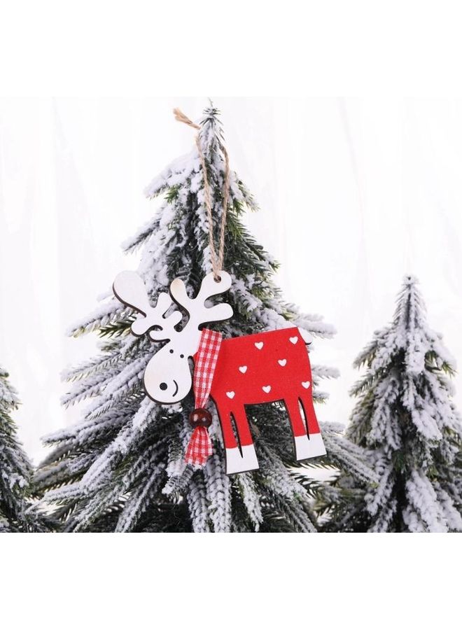 بي جي إم طقم دلايات ديكورية آيك مكون من 10 قطع أحمر/أبيض - Image 1